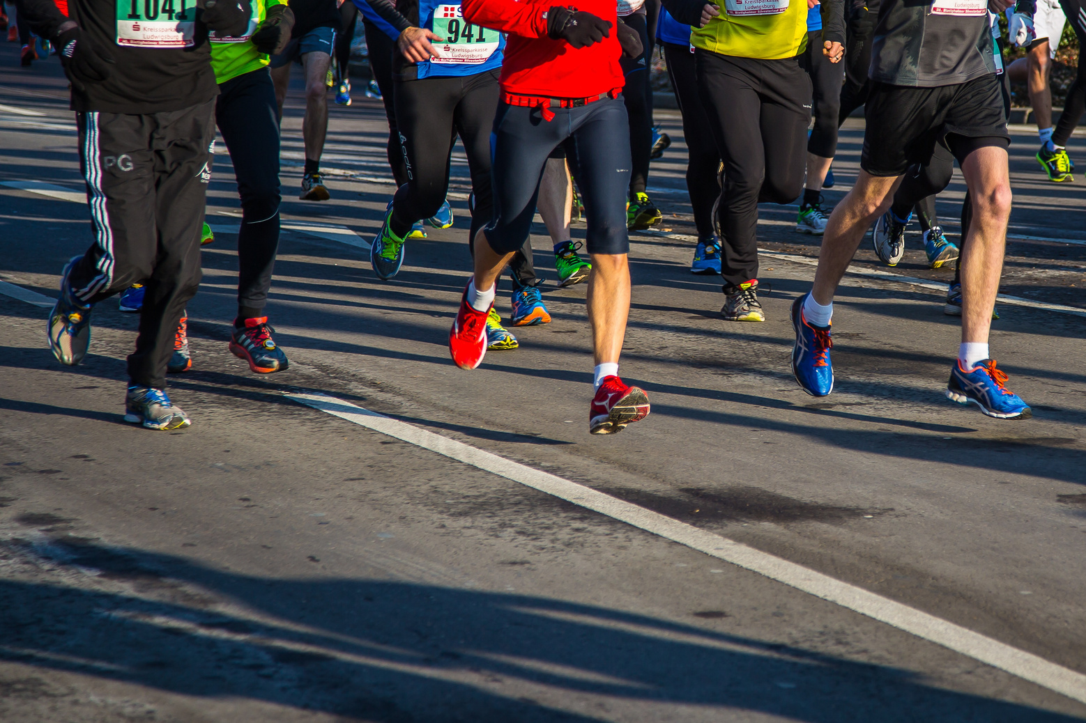 People Running in a Marathon